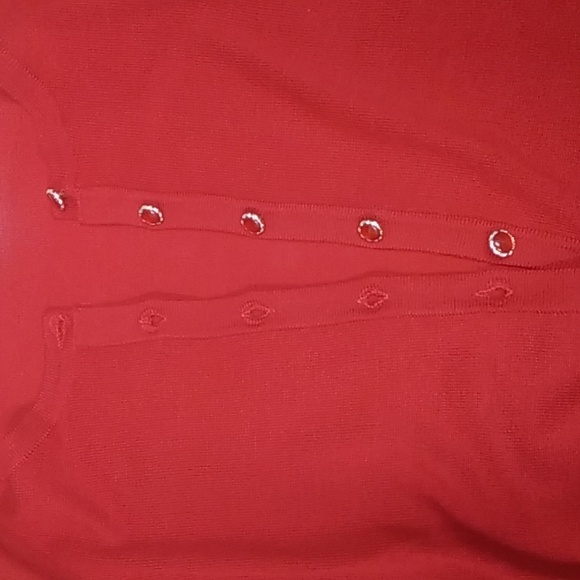 Melrose Chic Button Sweater 4872v - Picture 4 of 6